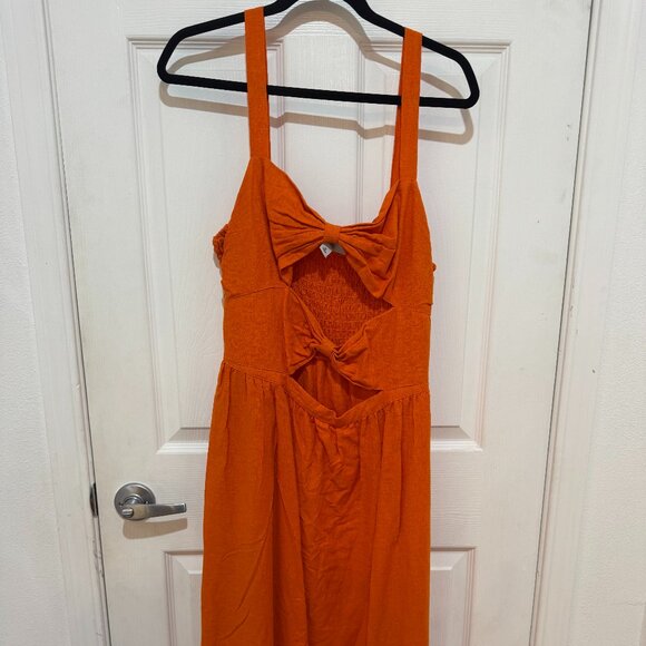Midi linen dress - Picture 1 of 2